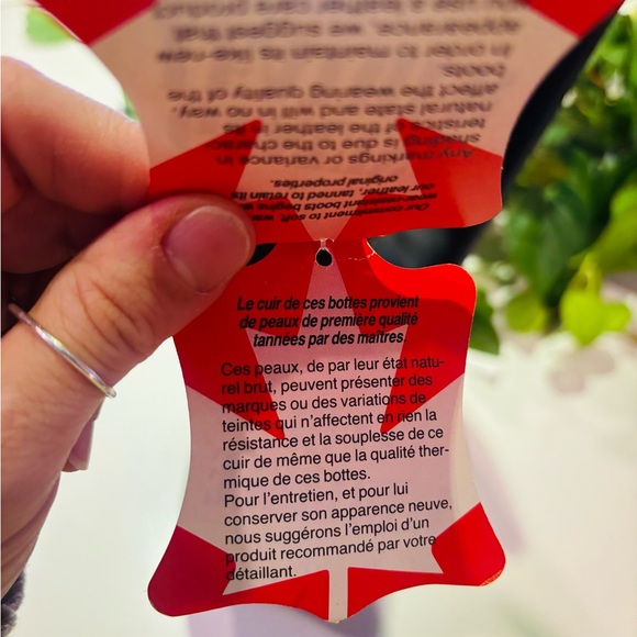 NWT-Rare Vintage Canadian Leather Winter Boots – Shearling Lined – Size 7B - Picture 11 of 14